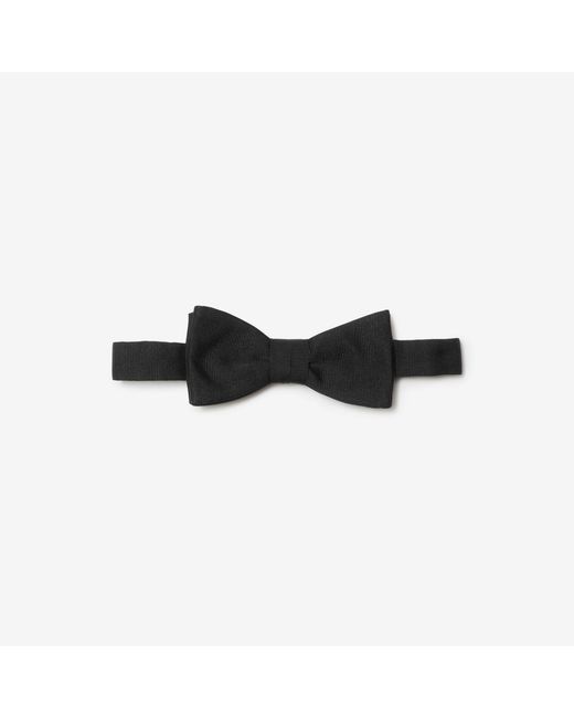 Burberry Black Silk Bow Tie for men