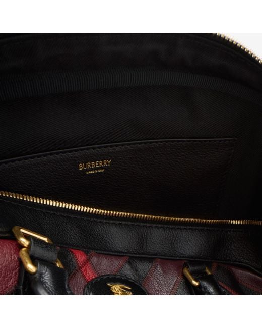 Burberry Brown Medium Highlands Bowling Bag​