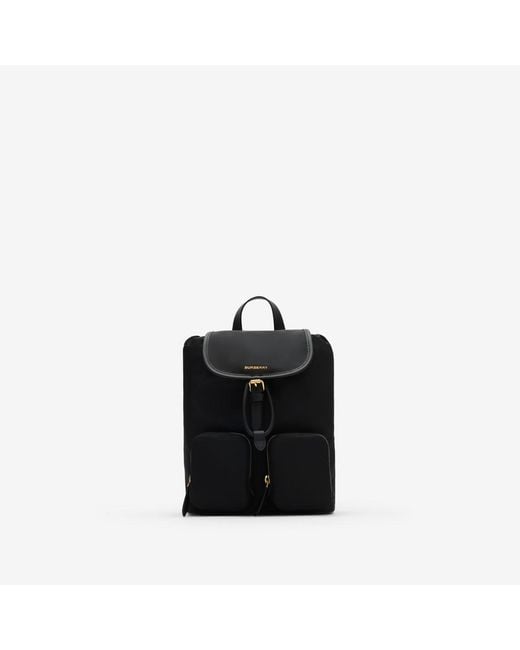 Burberry Black Mini Nylon Backpack