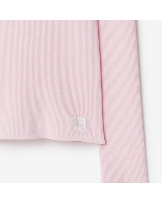 Burberry Pink Wool Blend Sweater