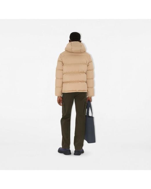 Detachable Sleeve Puffer Jacket Burberry pour homme en coloris Natural