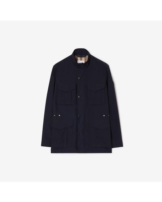 Burberry Blue Lightweight Barn Jacket for men