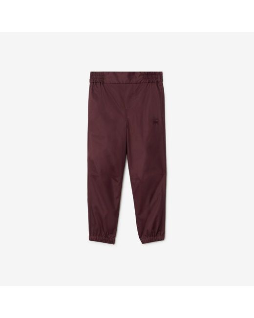 Burberry Purple Cotton Trousers for men