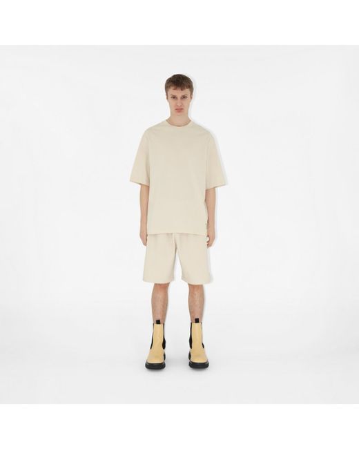 Burberry Natural Cotton Shorts for men
