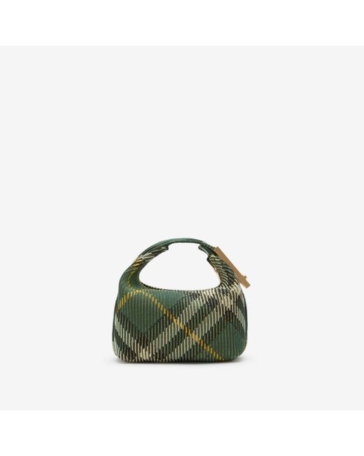 Burberry Green Mini Peg Duffle Bag