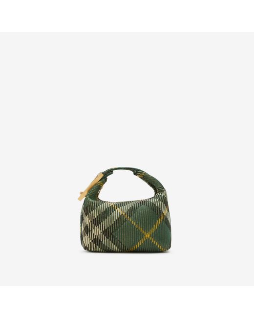 Burberry Green Mini Peg Duffle Bag