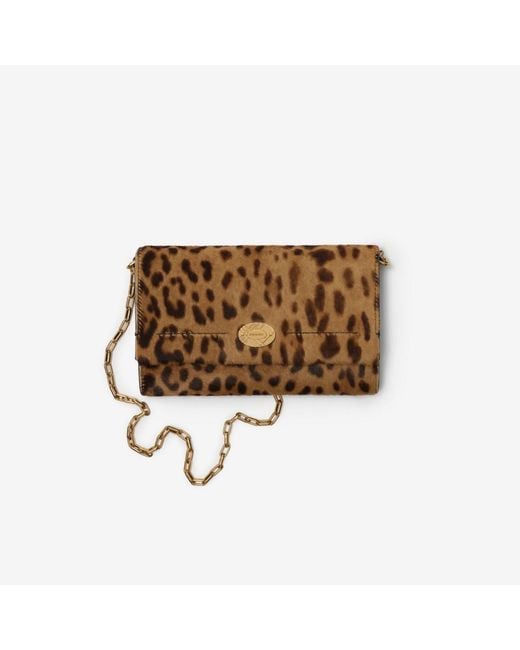 Burberry Metallic Cotswolds Chain Strap Wallet