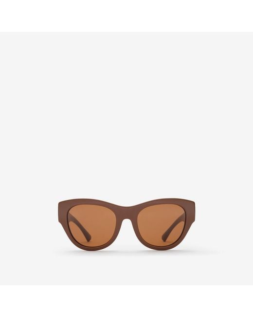 Burberry Pink Ekd Round Sunglasses