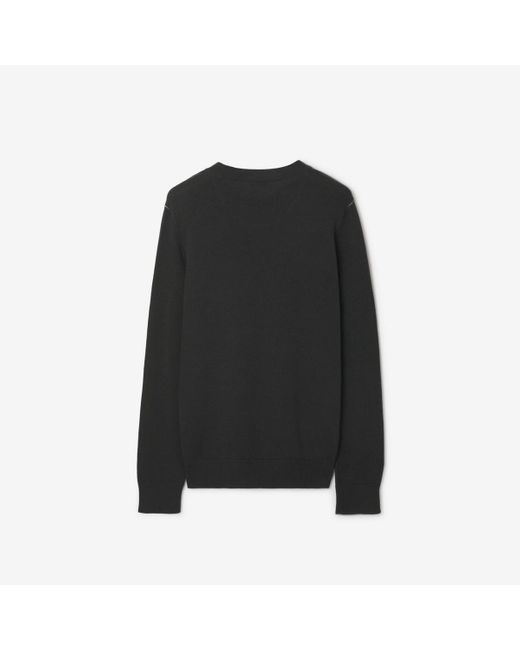 Burberry Black Cashmere Sweater for men
