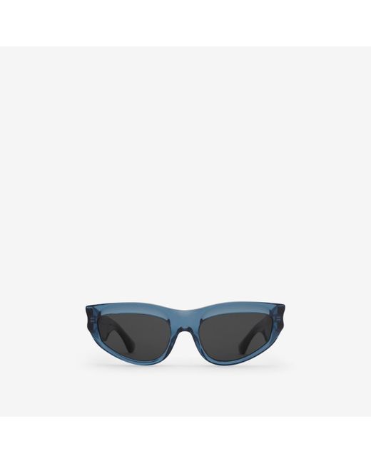 Burberry Blue Classic Oval Sunglasses