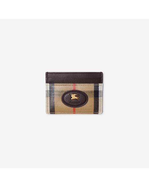 Burberry White Highlands Card Case