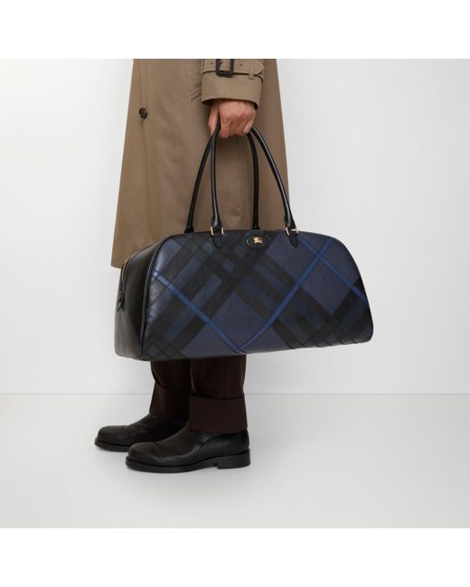 Burberry Extra Large Highlands Bowling Bag​ in Blue für Herren