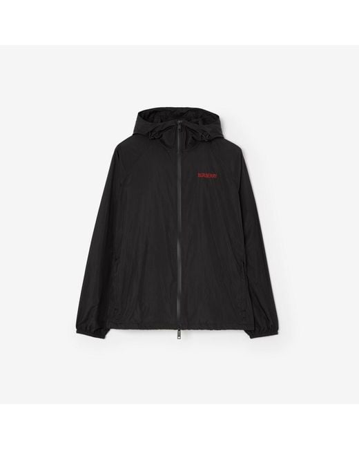 Burberry Black Heart Knight Nylon Clapton Hooded Jacket for men