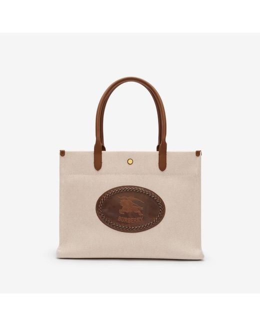 Burberry Natural Medium Clovelly Tote