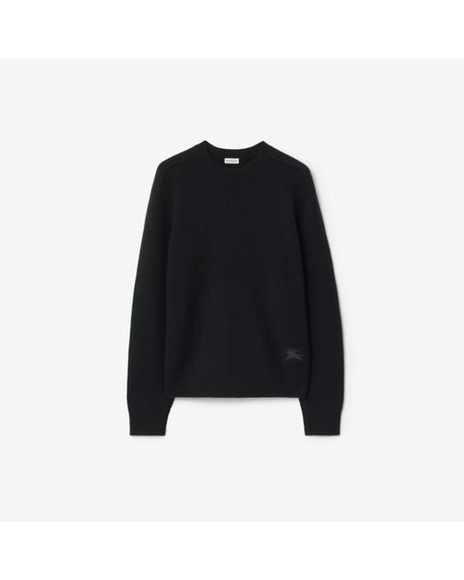 Burberry Black Cashmere Sweater for men