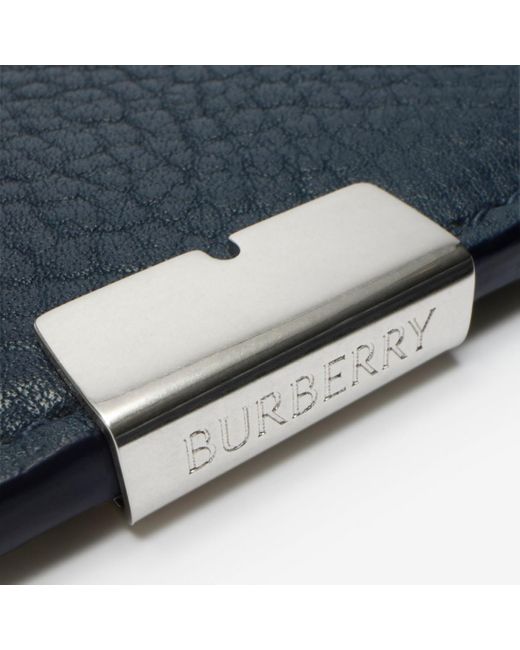 Burberry Blue B Cut Card Case for men