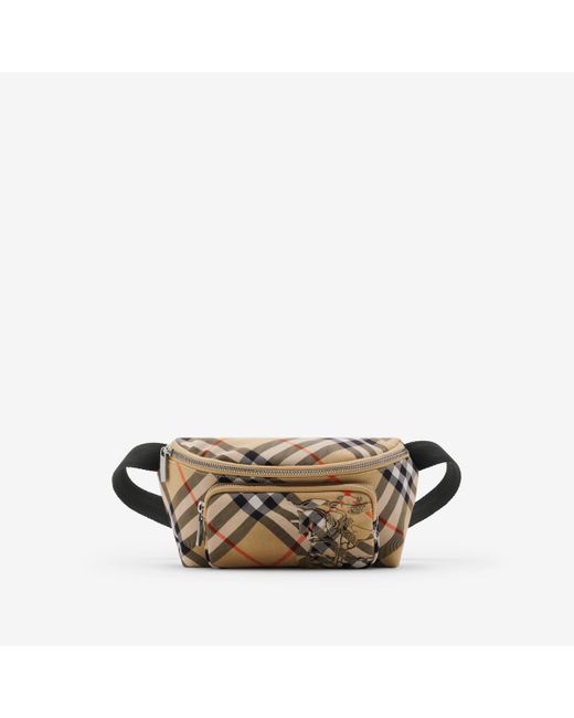Burberry Multicolor Small Check Belt Bag for men