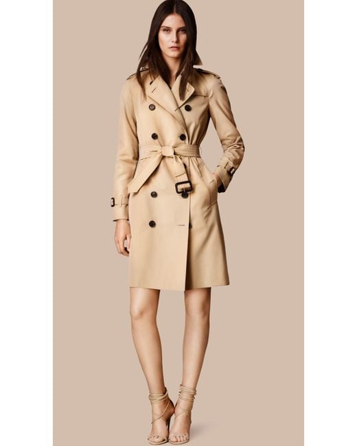 Burberry The Westminster Heritage Trench Coat in Natural | Lyst UK