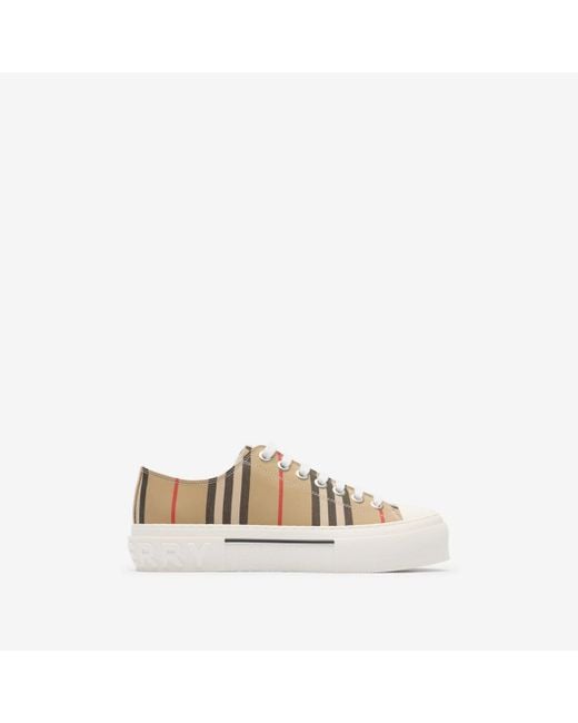 Burberry Natural Icon Stripe Sneakers