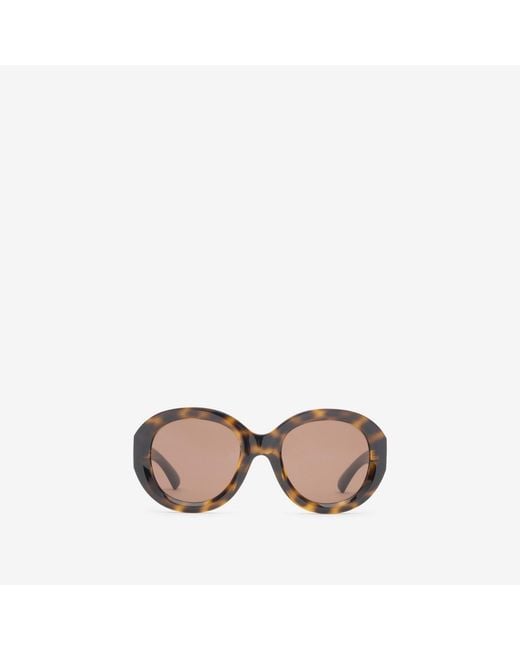 Burberry Pink Heritage Round Sunglasses