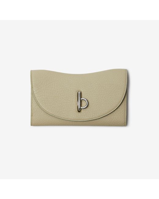 Burberry Natural Rocking Horse Continental Wallet