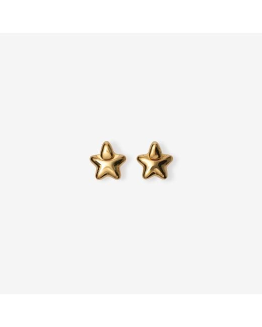 Burberry Metallic Star Earrings