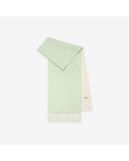 Burberry Green Knight Cashmere Scarf