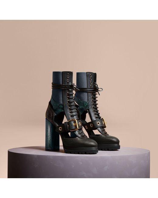 burberry platform boots