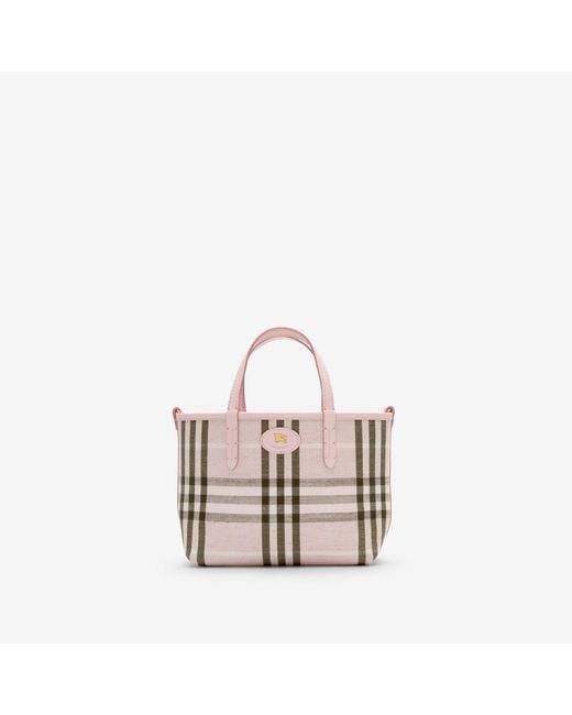 Burberry Pink Mini Reversible Bloomsbury Tote
