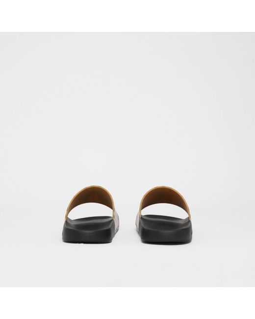 Burberry Men\'s Love Print Vintage Check Slides Burberry Love Print Vintage Check Slides for Men | Lyst main image 4