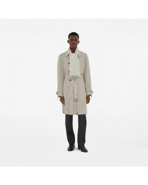 Burberry White Wide Ekd Wool Scarf