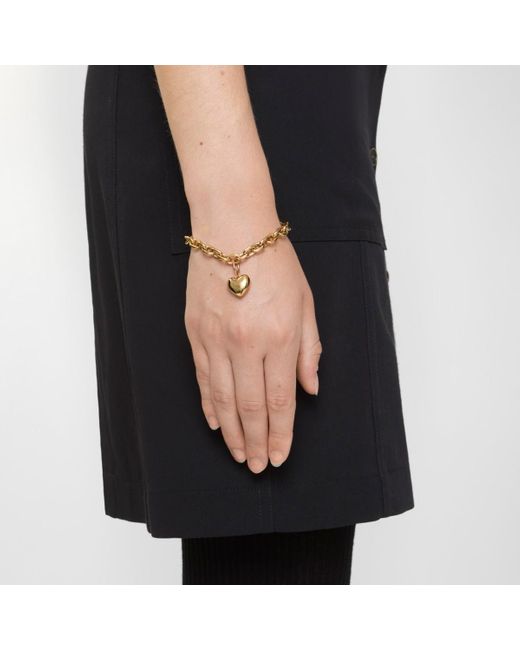 Burberry Metallic Heart Charm