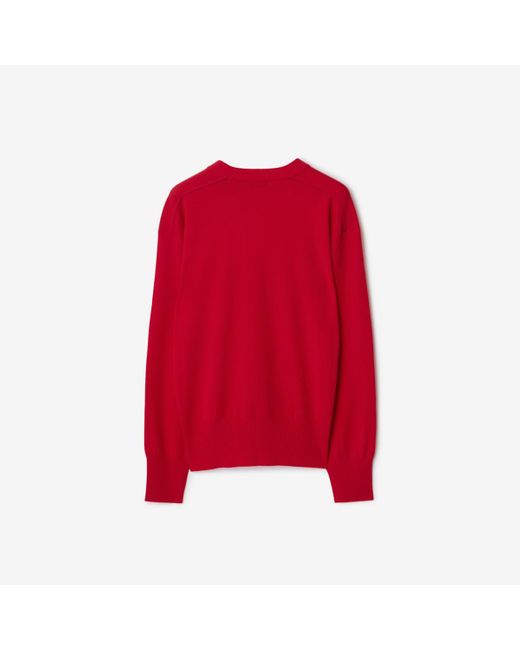 Burberry Red Wool Sweater