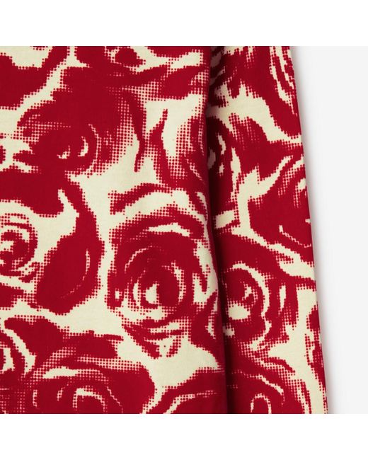 Burberry Red Rose Cotton Top