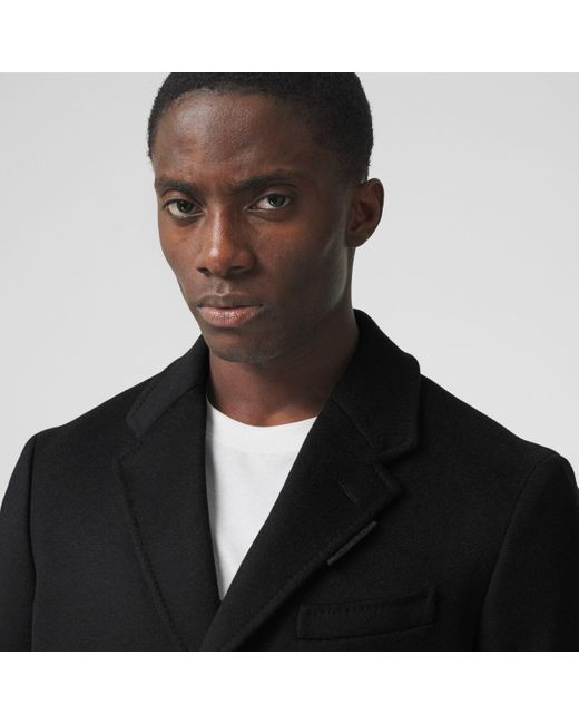 burberry wool cashmere tailored coat