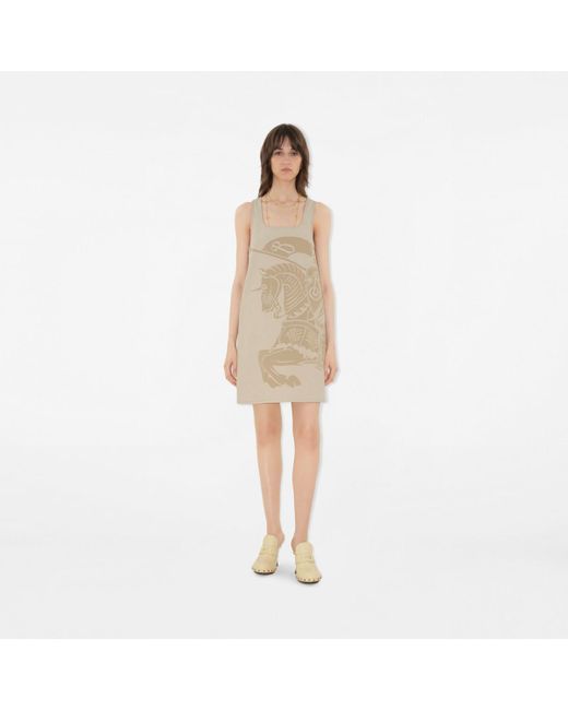 Burberry Natural Ekd Denim Dress