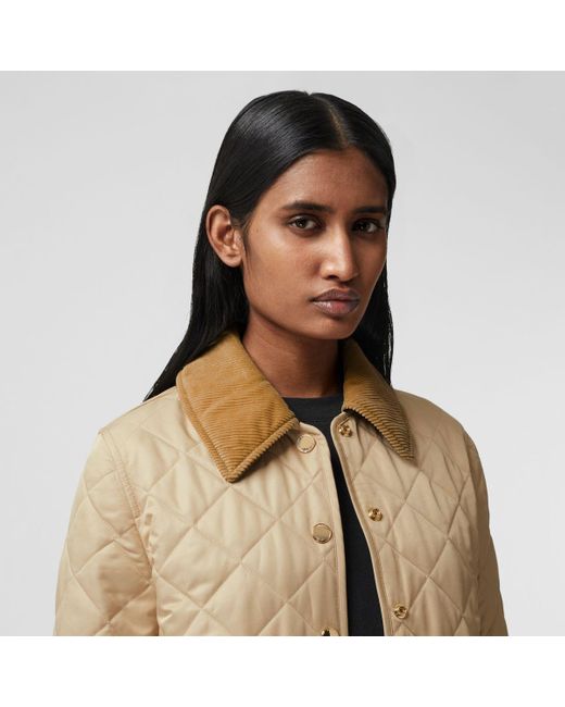 burberry diamond quilted jacket