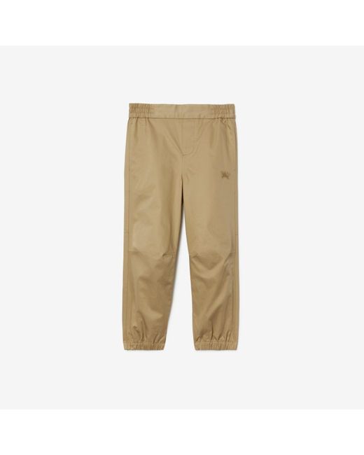 Burberry Natural Cotton Trousers for men