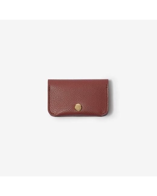 Burberry Purple Leather Coin Case