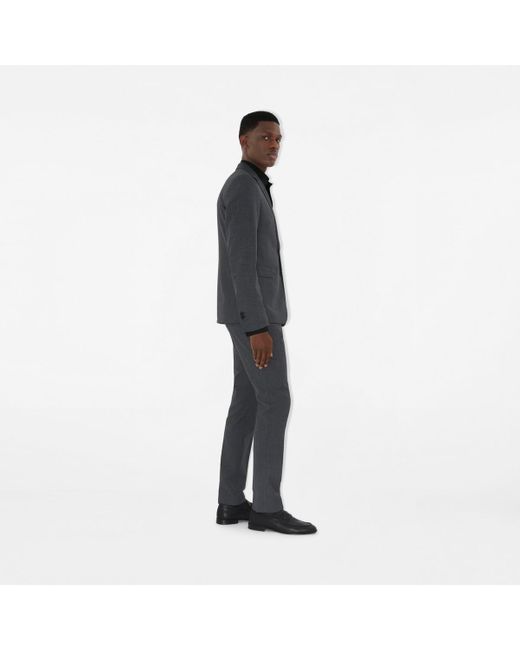 Burberry Wool Tailored Jacket in Black für Herren