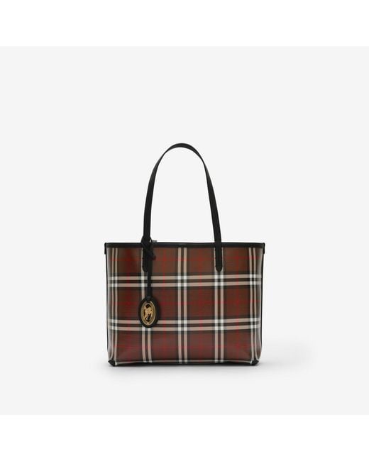 Burberry Brown Small Check Tote