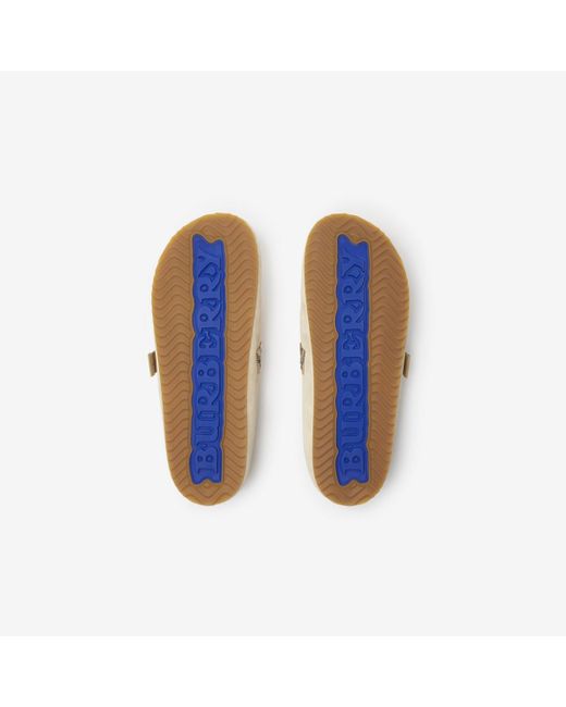 Burberry Natural Suede Urchin Clogs for men