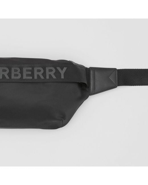 Burberry Bauchtasche "Sonny" aus Nylon mit Logodetail in Schwarz für Herren  | Lyst DE