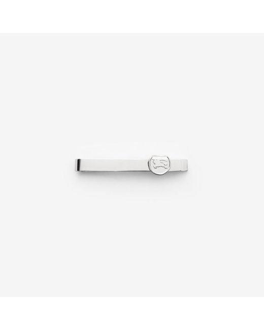Burberry White Ekd Stamp Tie Bar for men