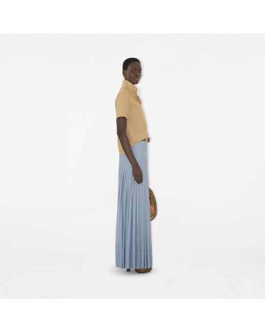 Burberry Natural Cotton Polo Shirt