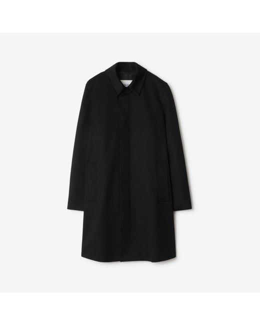 Mid-Length Cashmere Car Coat Burberry pour homme en coloris Black
