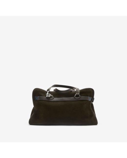 Burberry Black B Clip Holdall for men