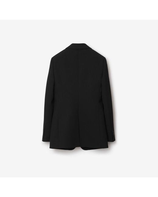 Burberry Black Wool Tailored Jacket