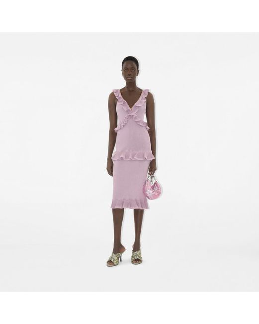 Burberry Pink Chainmail Bag