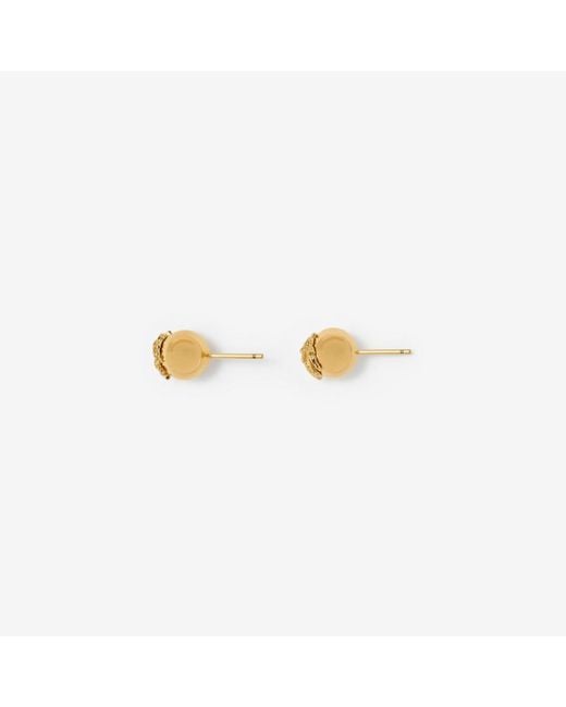 Burberry Metallic Ekd Sphere Stud Earrings​